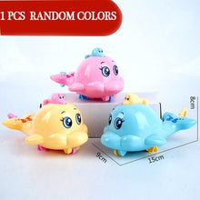 Load image into Gallery viewer, Single Sale Cute Cartoon Animal Tortoise Classic Baby Water Toy Infant Swim Turtle Wound-up Chain Clockwork Kids Beach Bath Toys