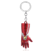 Load image into Gallery viewer, Avengers Iron Man Infinity Gauntlet Metal Keychain Thanos Infinite Power Gloves llaveros For Men Movie Fans Souvenir Jewelry