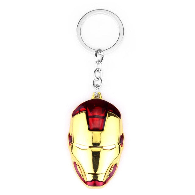 Avengers Iron Man Infinity Gauntlet Metal Keychain Thanos Infinite Power Gloves llaveros For Men Movie Fans Souvenir Jewelry