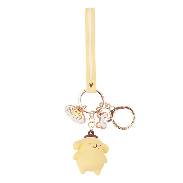 Cartoon Cute Hello Kitty Doll KT Cat Keychains Women Girls Charm Bags key chain  Accessories Pendant Car  New Key ring 2019