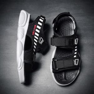 Fashion Trendy Sandals Gladiator Style Breathable Sandals Soft Beach Men Casual Shoes Summer Outdoor Lazy Shoes Non-slip Flats