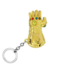 Load image into Gallery viewer, Avengers Iron Man Infinity Gauntlet Metal Keychain Thanos Infinite Power Gloves llaveros For Men Movie Fans Souvenir Jewelry