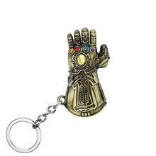 Load image into Gallery viewer, Avengers Iron Man Infinity Gauntlet Metal Keychain Thanos Infinite Power Gloves llaveros For Men Movie Fans Souvenir Jewelry