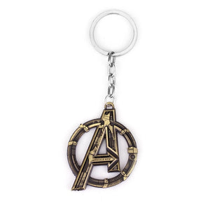 Avengers Iron Man Infinity Gauntlet Metal Keychain Thanos Infinite Power Gloves llaveros For Men Movie Fans Souvenir Jewelry