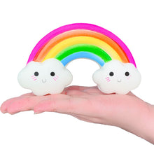Load image into Gallery viewer, Jumbo Smiley Rainbow Squishy Slow Rising Simulation Bread Soft Scented Squeeze Toy Stress Relief Fun Collection for Kid Xmas Toy