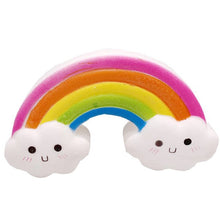 Load image into Gallery viewer, Jumbo Smiley Rainbow Squishy Slow Rising Simulation Bread Soft Scented Squeeze Toy Stress Relief Fun Collection for Kid Xmas Toy