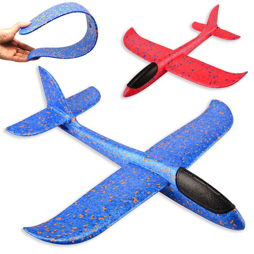 EPP Foam Hand Throw Airplane Outdoor Launch Glider Plane Kids Gift Toy 48CM Interesting Toys