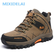 Load image into Gallery viewer, MIXIDELAI Men Boots Winter With Plush Warm Snow Boots Casual Men Winter Boots Work Shoes Men Footwear Fashion Ankle Boots 39-47