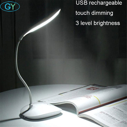 wholesale USB charging led book light touch dimming led reading lamp 3brightness bedside led folding lamp gift camp lighting