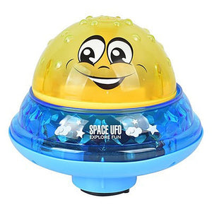 New Bathroom Baby Bath Toys Electric Inductive Spray Water Ball with Light Bathtub Swimming Toys for Toddler Infant Children